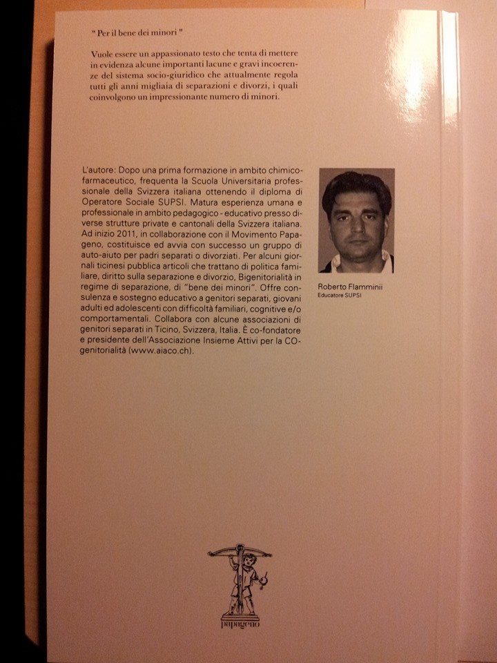 Per il bene dei minori foto libro retro